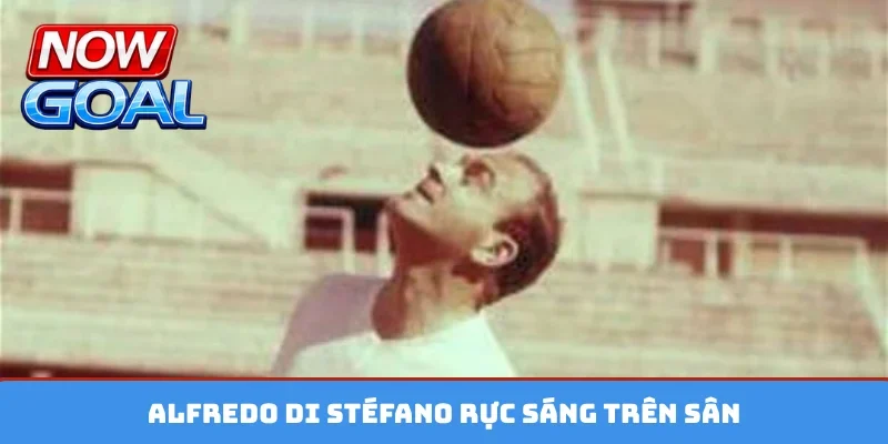 Alfredo Di Stéfano rực sáng trên sân