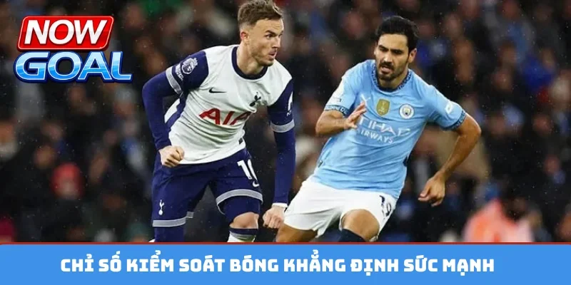 Chỉ số kiểm soát bóng khẳng định sức mạnh