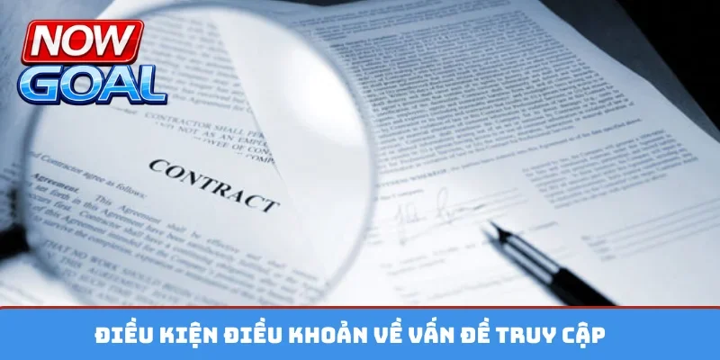 Điều kiện điều khoản về vấn đề truy cập