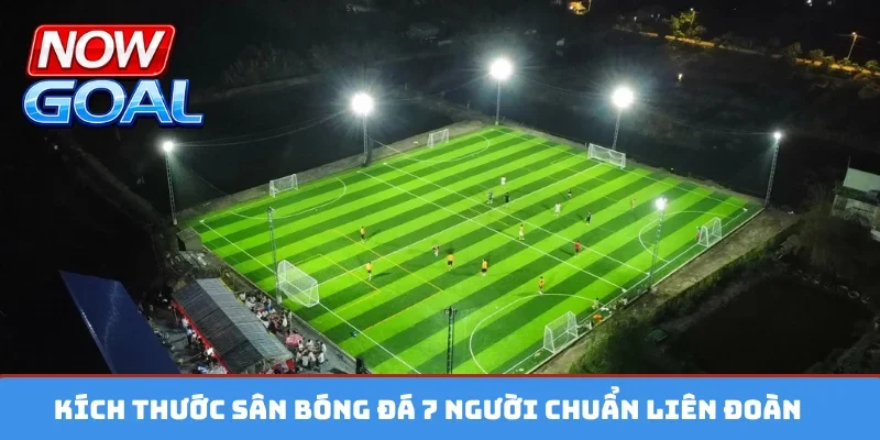 Kích thước sân bóng đá 7 người