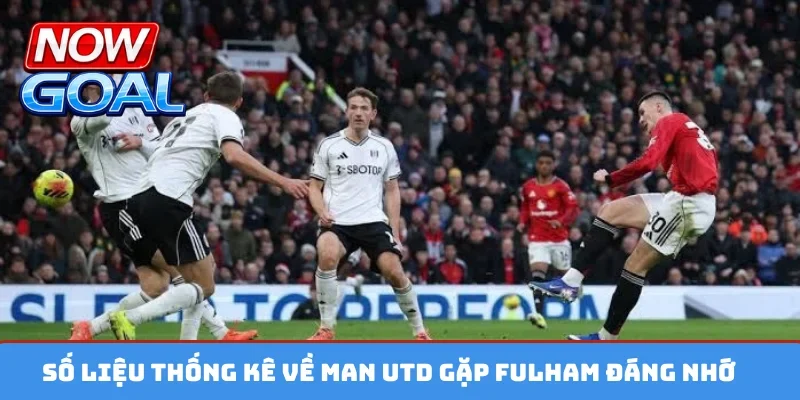 Số liệu thống kê về Man Utd gặp Fulham