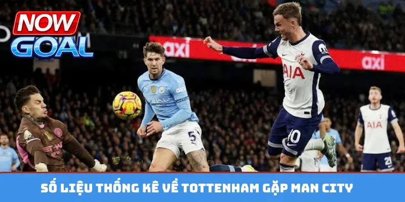 Số liệu thống kê về Tottenham gặp Man City